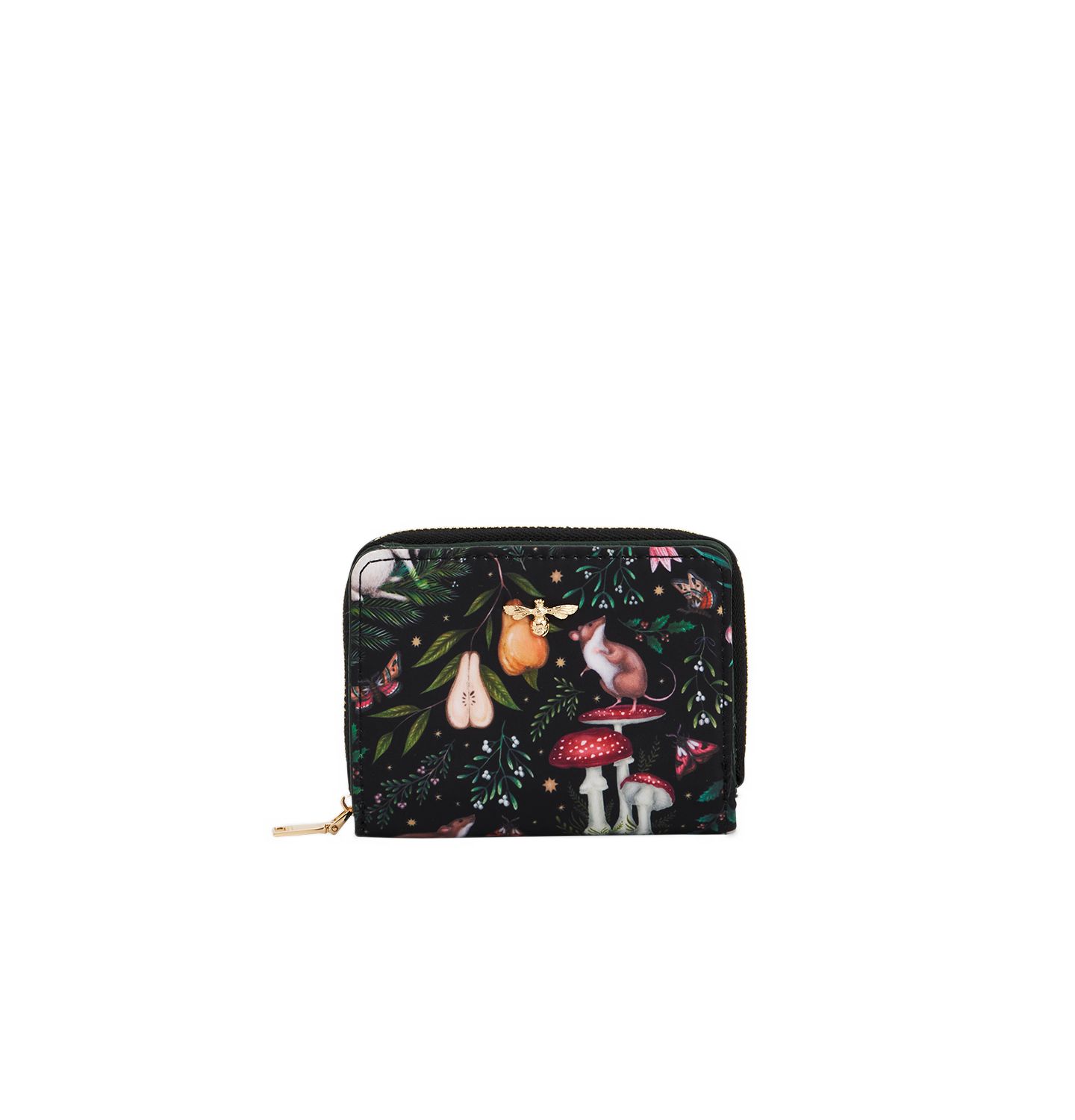 Женский кошелёк Fable England Niva Print Small Wallet, цвет: Зелёный / Чёрный — фото 1