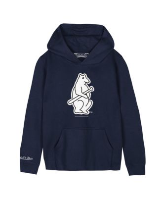 Preschool Navy Chicago Cubs Retro Logo Hoodie