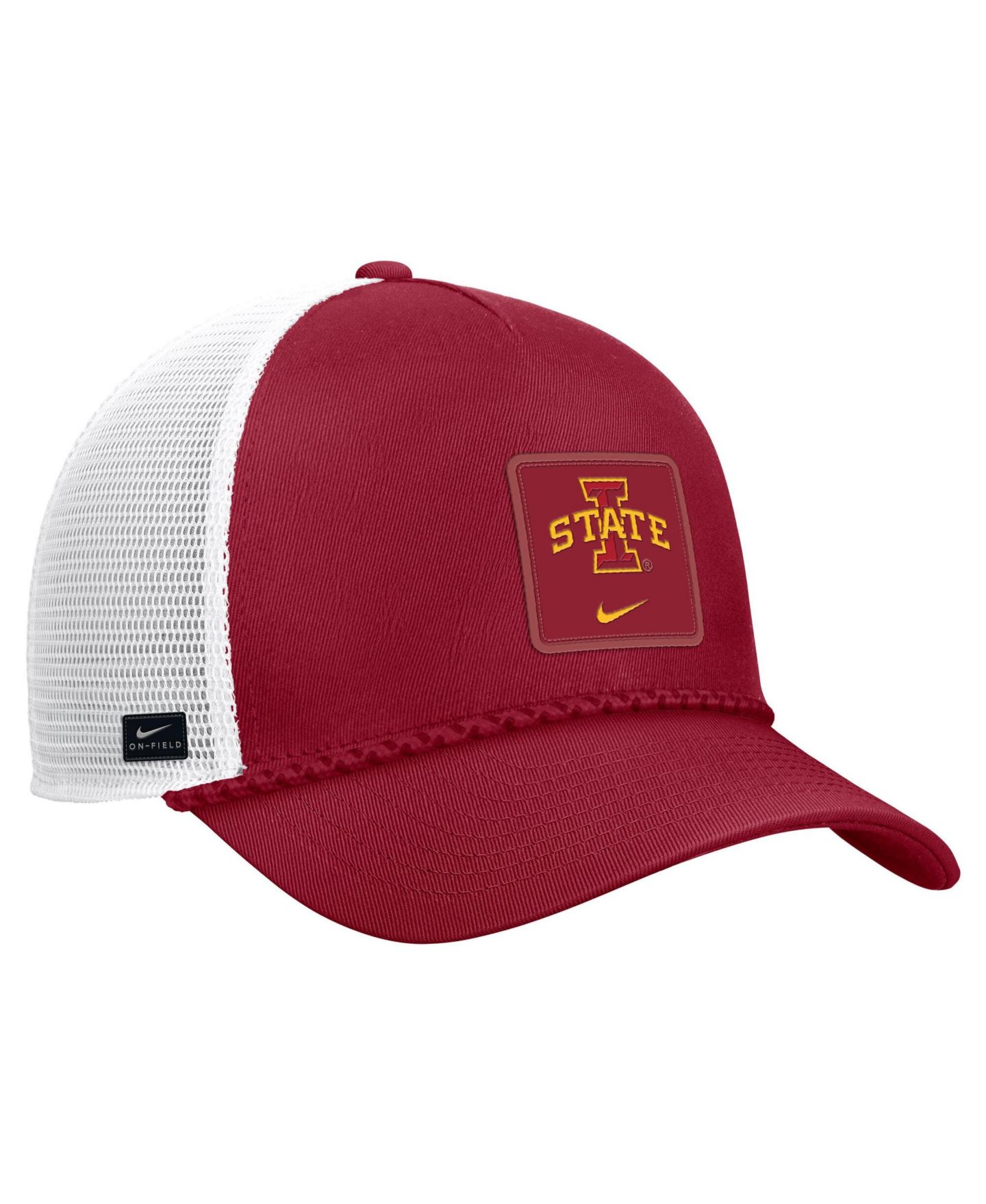 Мужская кепка Nike Cardinal Iowa State Cyclones 2026 On-Field Rope Adjustable Trucker Hat — фото 1