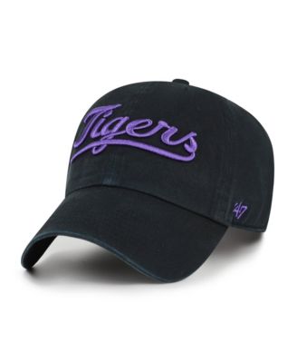 47 Brand Men's Black LSU Tigers Vault Clean Up Adjustable Hat