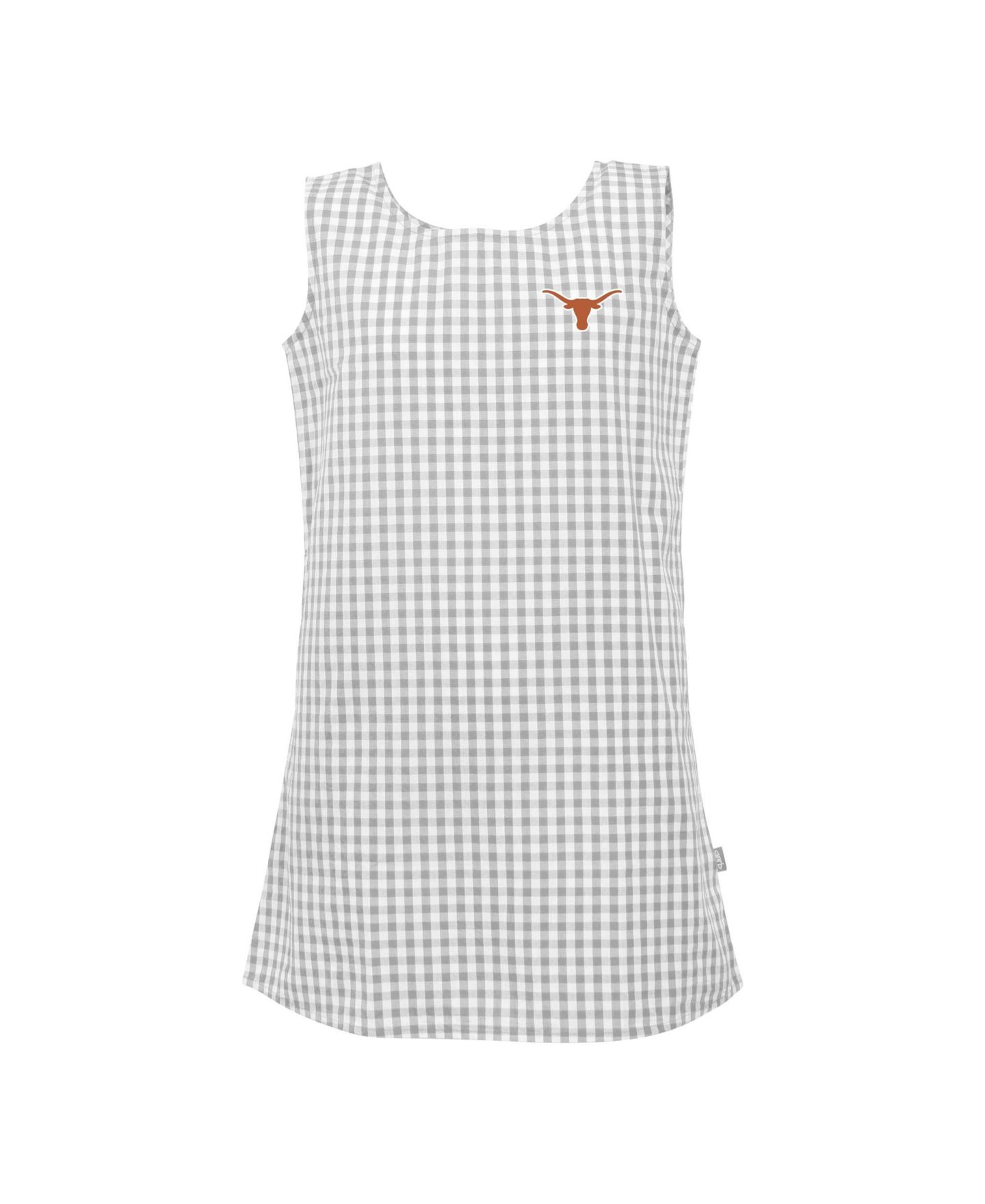Платье Garb Gray Texas Longhorns Woven Gingham для девочек-малышей — фото 1