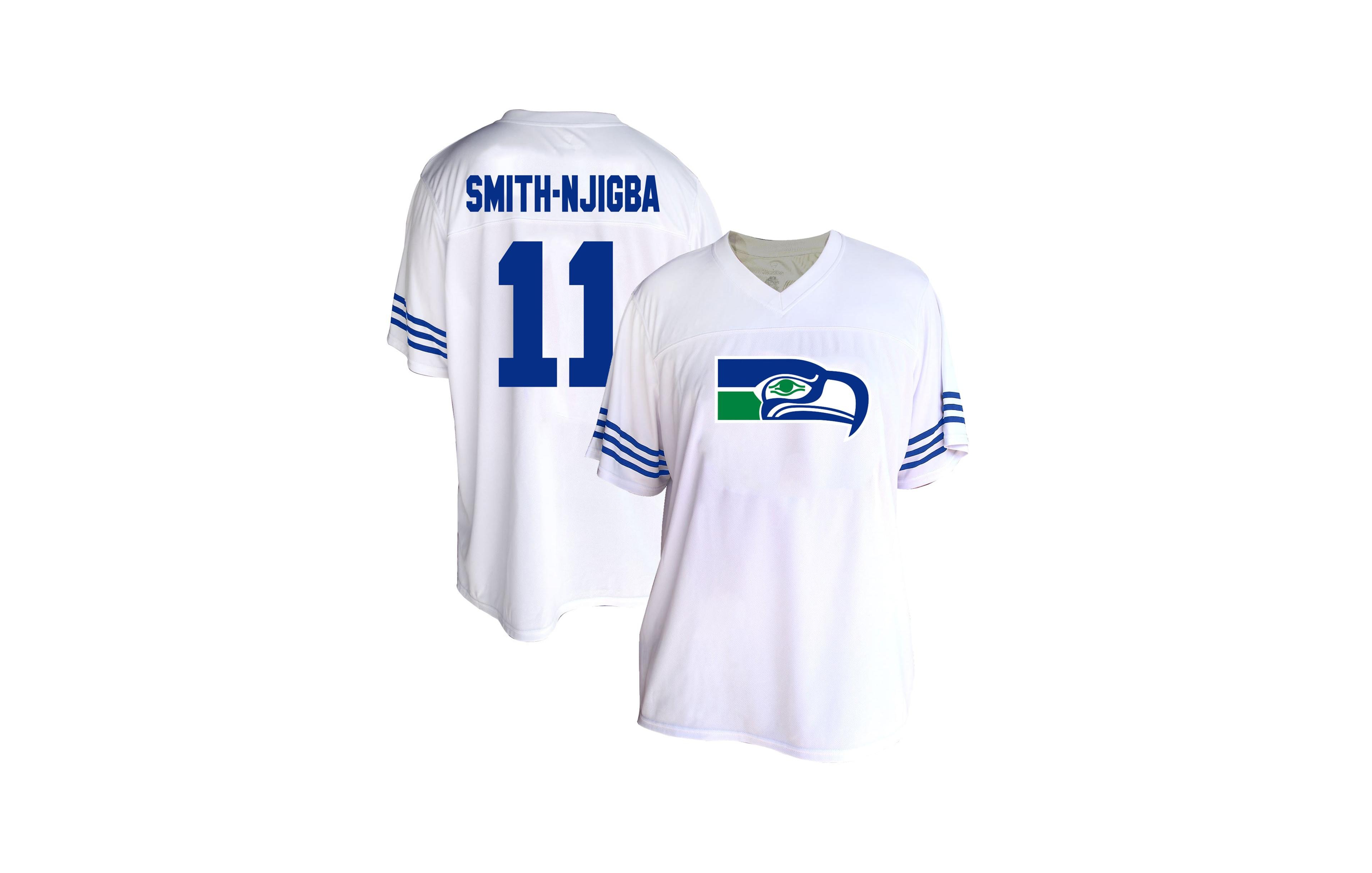 Fanatics Women's Jaxon Smith-Njigba White Seattle Seahawks Plus Fashion Jersey