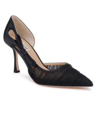 Women's Rayna Pointed Toe Bridal Mesh-Embellished Pumps