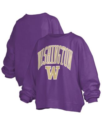 Women's Purple Washington Huskies Janise Fleece Sweatshirt