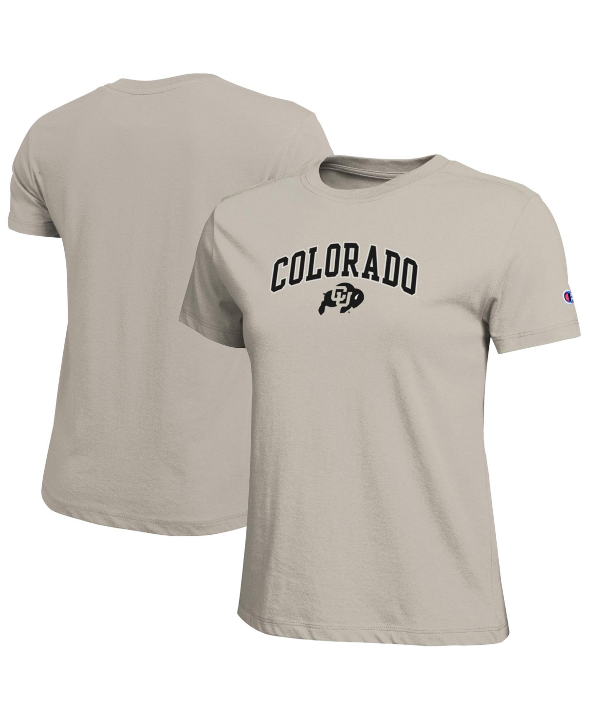 Champion Women's Gold Colorado Buffaloes Arched Over Logo T-Shirt