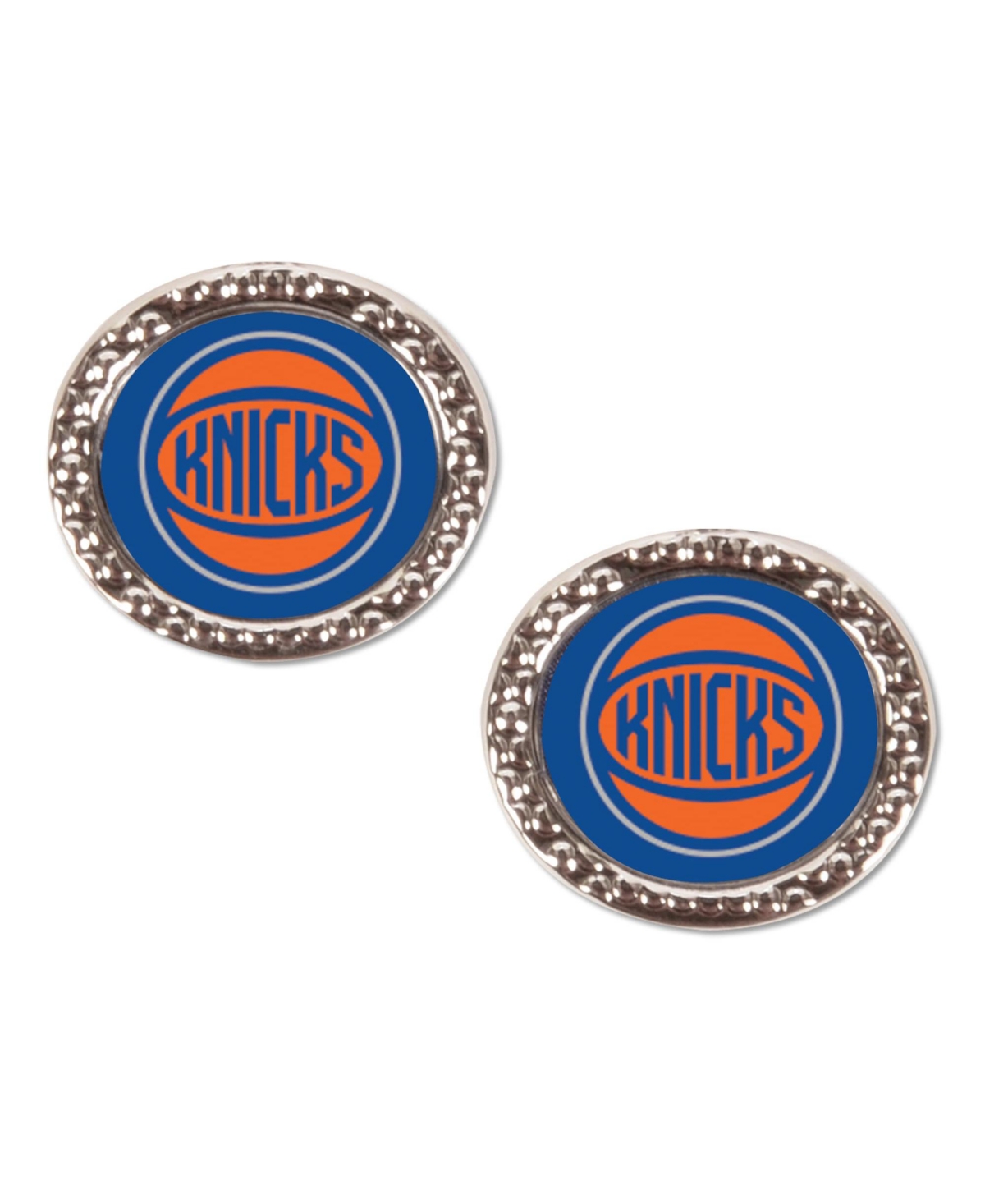 Wincraft New York Knicks Round Team Post Earring In No Color