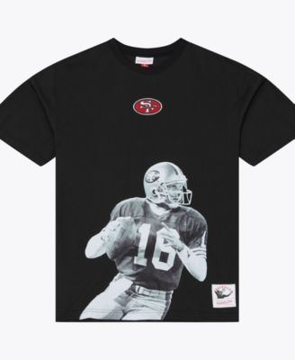 Men's Joe Montana Black San Francisco 49ers Retired Solo Player T-Shirt