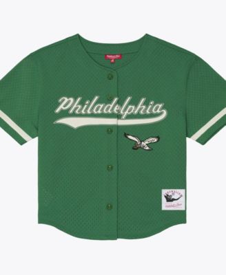 Women's Kelly Green Philadelphia Eagles Retro Roots Baseball Jersey