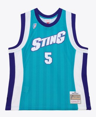 Men's and Women's Dawn Staley Teal Charlotte Sting 2001 Swingman Jersey - Court Origins