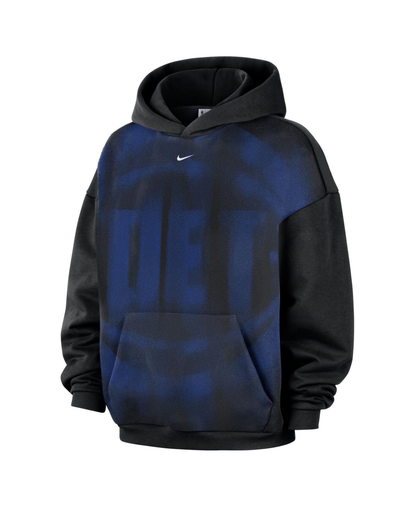Мужское худи Nike Black Detroit Pistons 2026 Standard Issue Practice Icon Fleece Pullover — фото 2