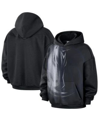 Men's Black Dallas Mavericks 2026 Standard Issue Practice Icon Fleece Pullover Hoodie
