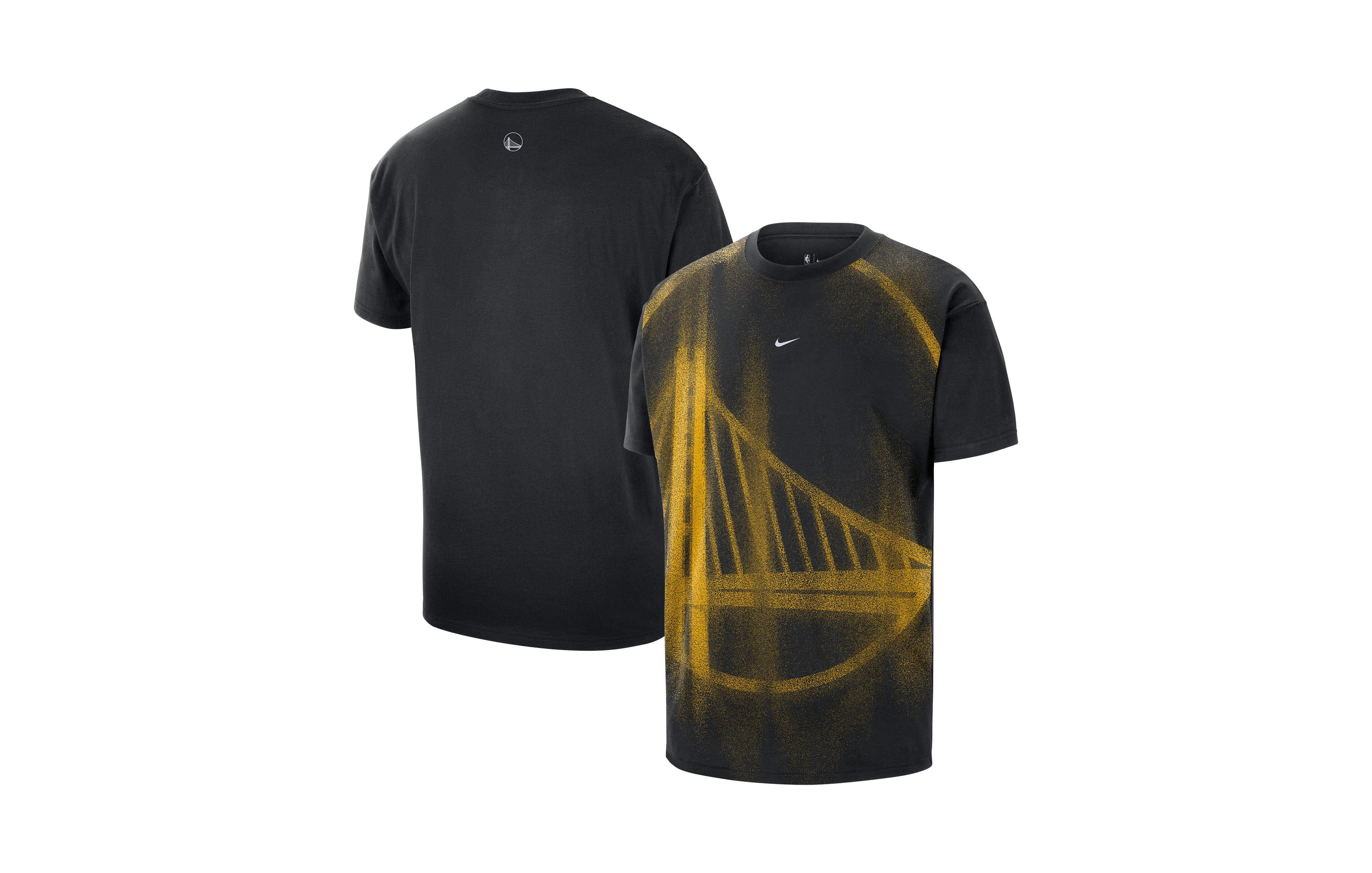 Nike Men's Black Golden State Warriors Icon Practice T-Shirt
