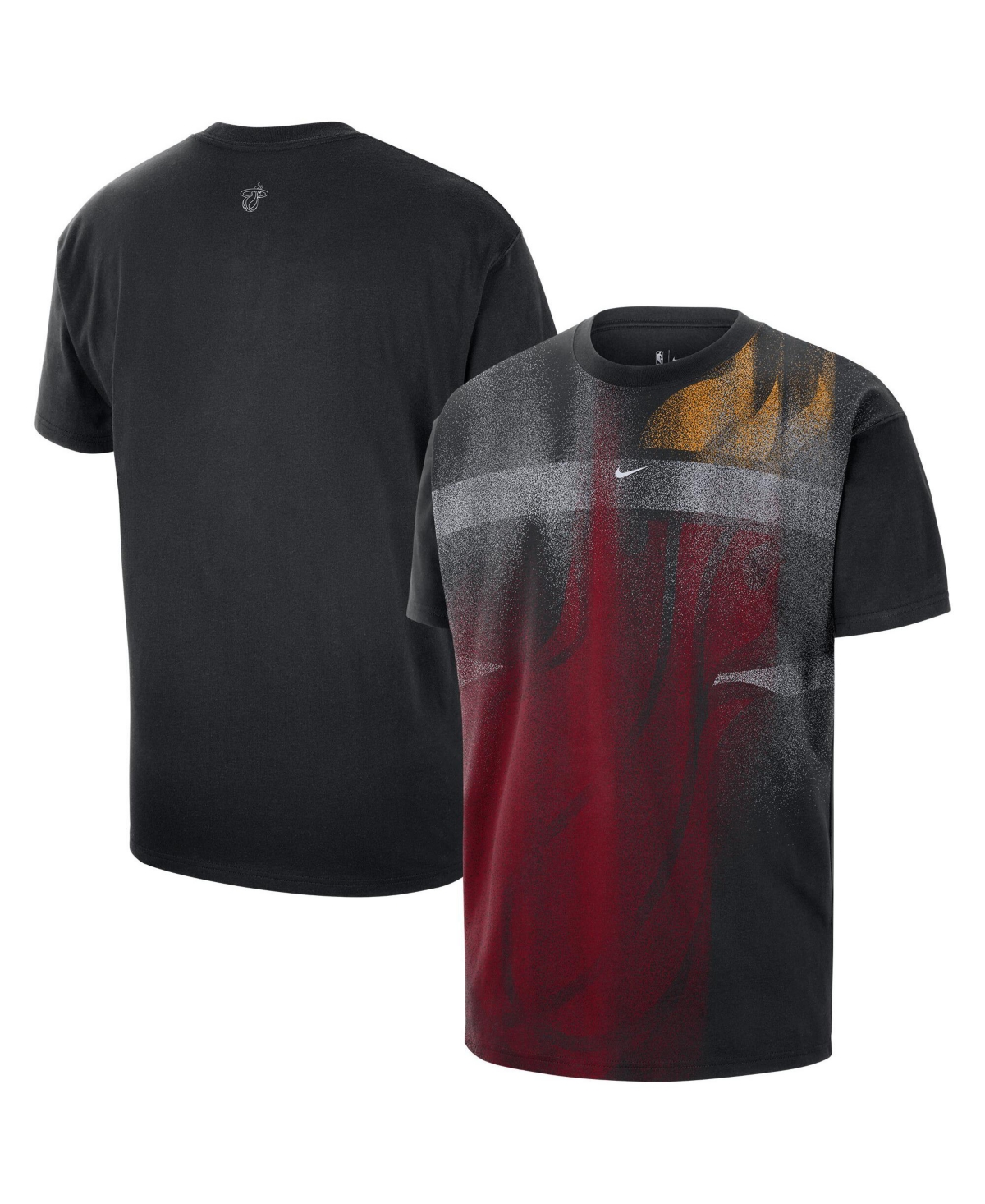 Nike Men's Black Miami Heat Icon Practice T-Shirt