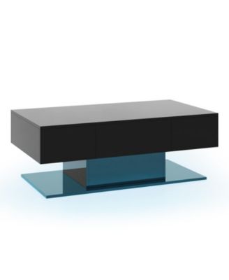 Twenty-Color Remote-Controlled LED Glow Coffee Table
