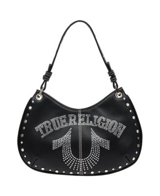 Studs and Bling Horseshoe Hobo Bag