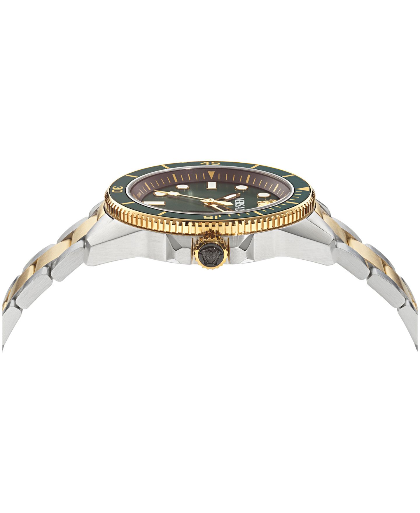 Мужские часы Versace Greca Force Two Tone Bracelet Watch, 42mm — фото 2