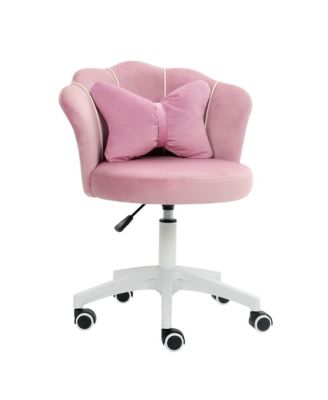 Velvet Office Chair, 360 Swivel Adjustable Height Task Chair