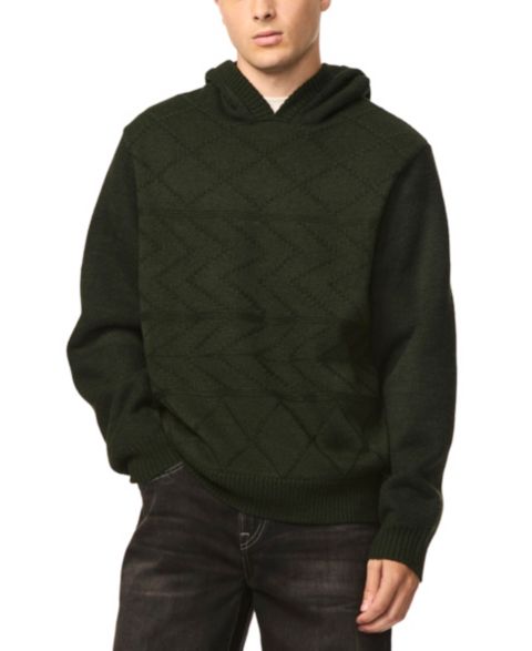 Мужское худи Buffalo David Bitton Waolo Hooded Fleece, цвет: Chive