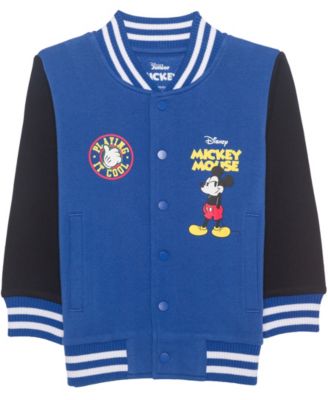 Toddler Boys' 12M-5T Mickey Mouse Cool Screen-Printed Bomber Jacket