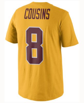 Nike Men's Kirk Cousins Washington Redskins Color Rush Name & Number  T-Shirt - Macy's