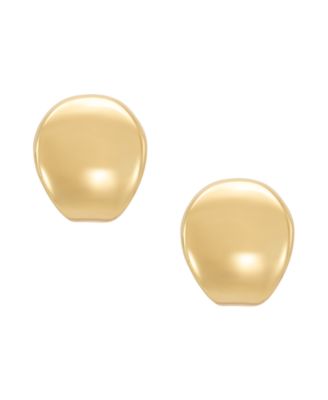Graduated Small Hoop Earrings in 10k Yellow Gold