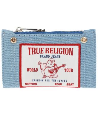 True Religion - Women's  Buddha Patch Small Wallet Denim
