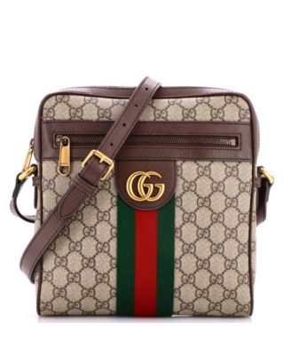 Small Ophidia Messenger Bag GG Coated Canvas