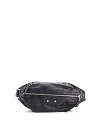 Neo Lift Classic Studs Leather Adjustable Waist Bag
