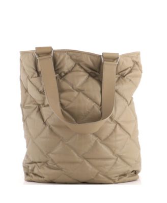 Tall Hot Steam Quilted Laptop-Compatible Tote, 15"W x 19"H x 7"D