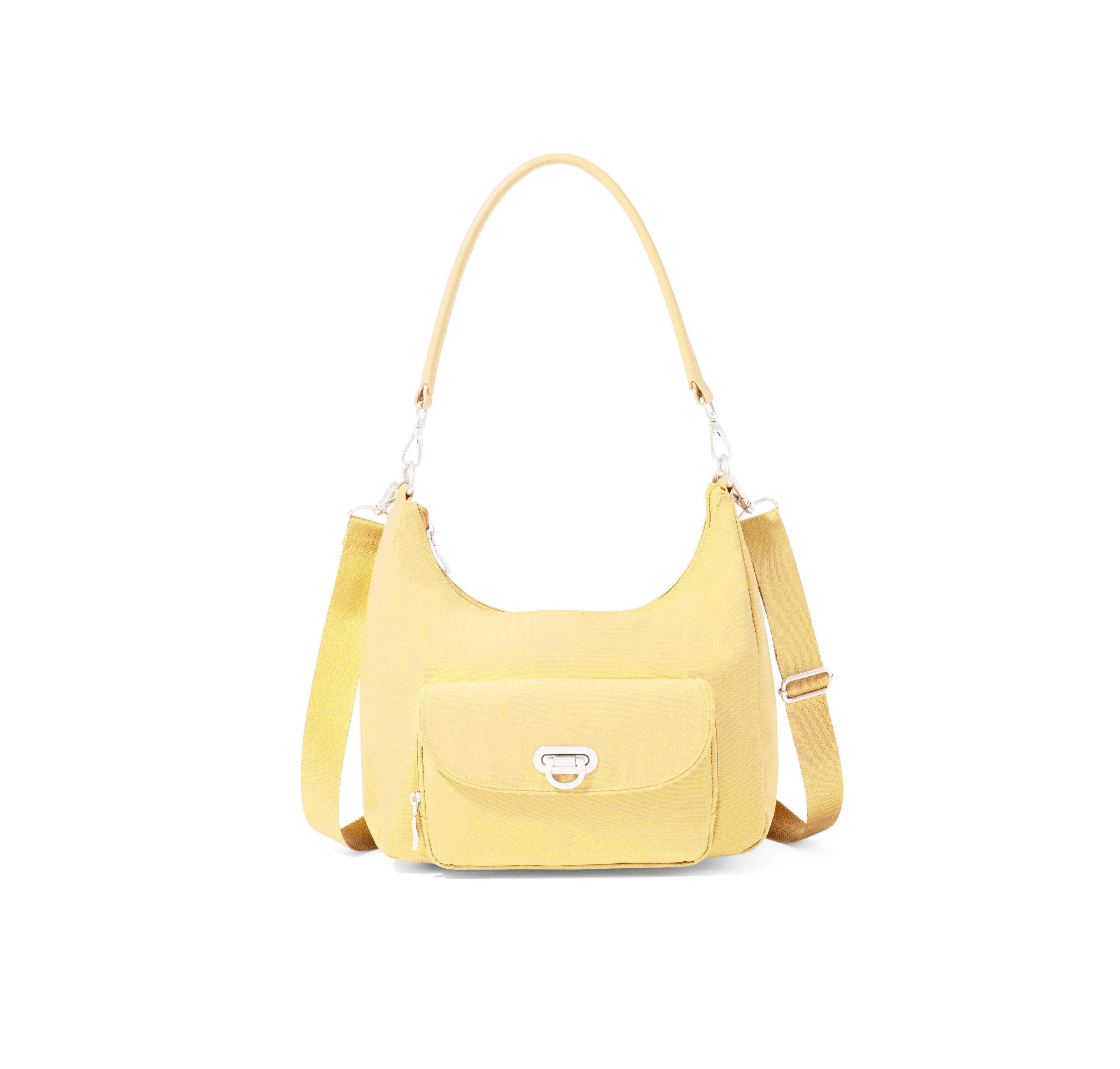 baggallini Coastal Flip Lock Half Moon Bag