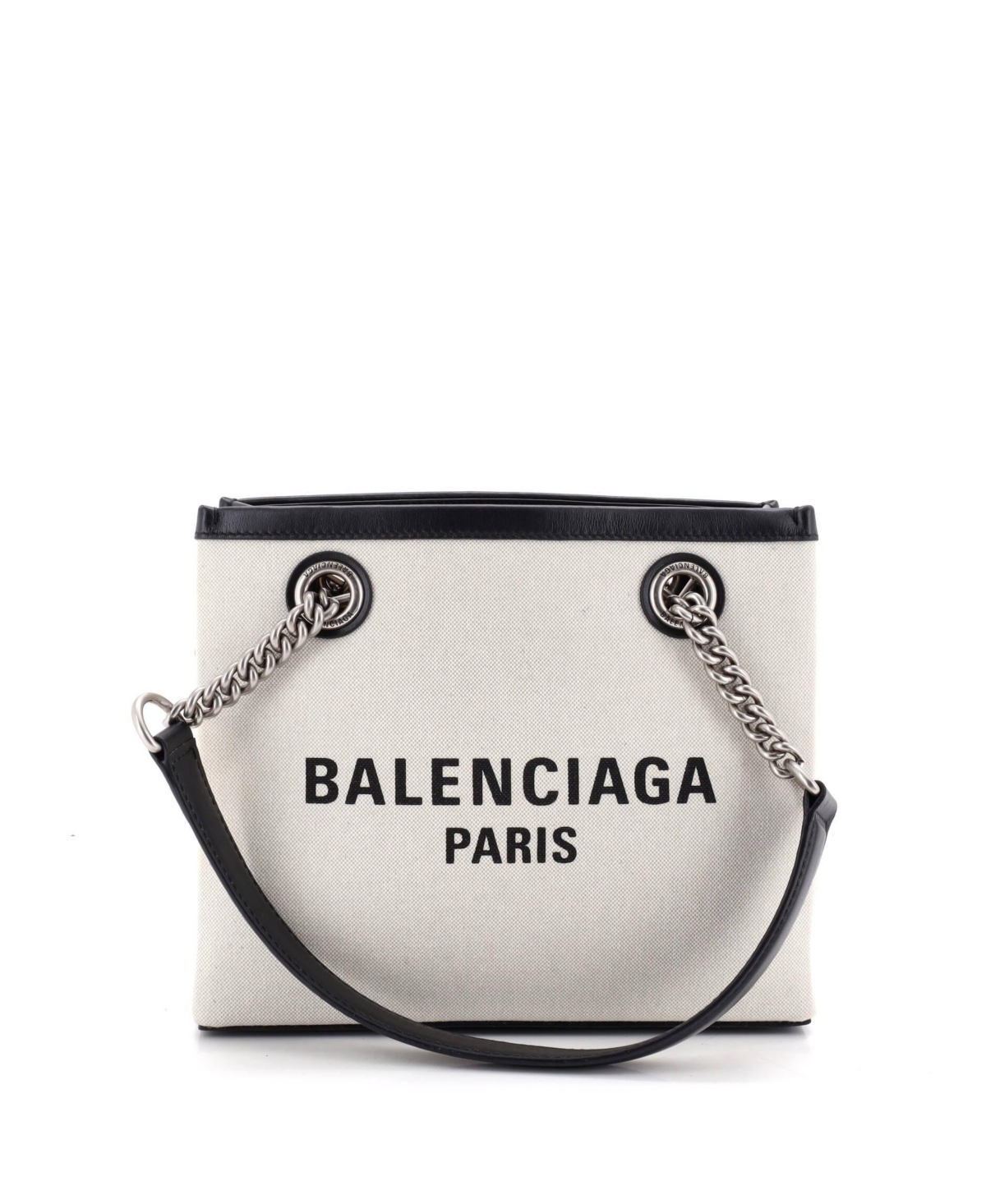 Pre-Owned Balenciaga Small Duty Free Printed Canvas Tote