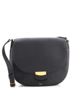 Trotteur Medium Grainy Leather Crossbody Bag
