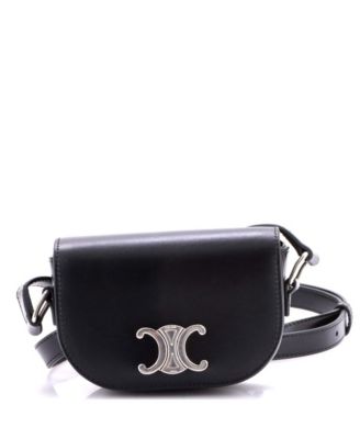 Small Besace Triomphe Shoulder Bag Leather