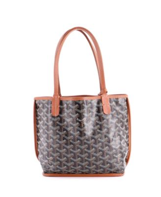 Mini Anjou Reversible Tote Coated Canvas