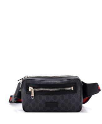 Soft Zip GG Coated Canvas Belt Bag