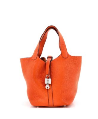 Pre-Owned Hermes PM Picotin Lock Bag Clemence