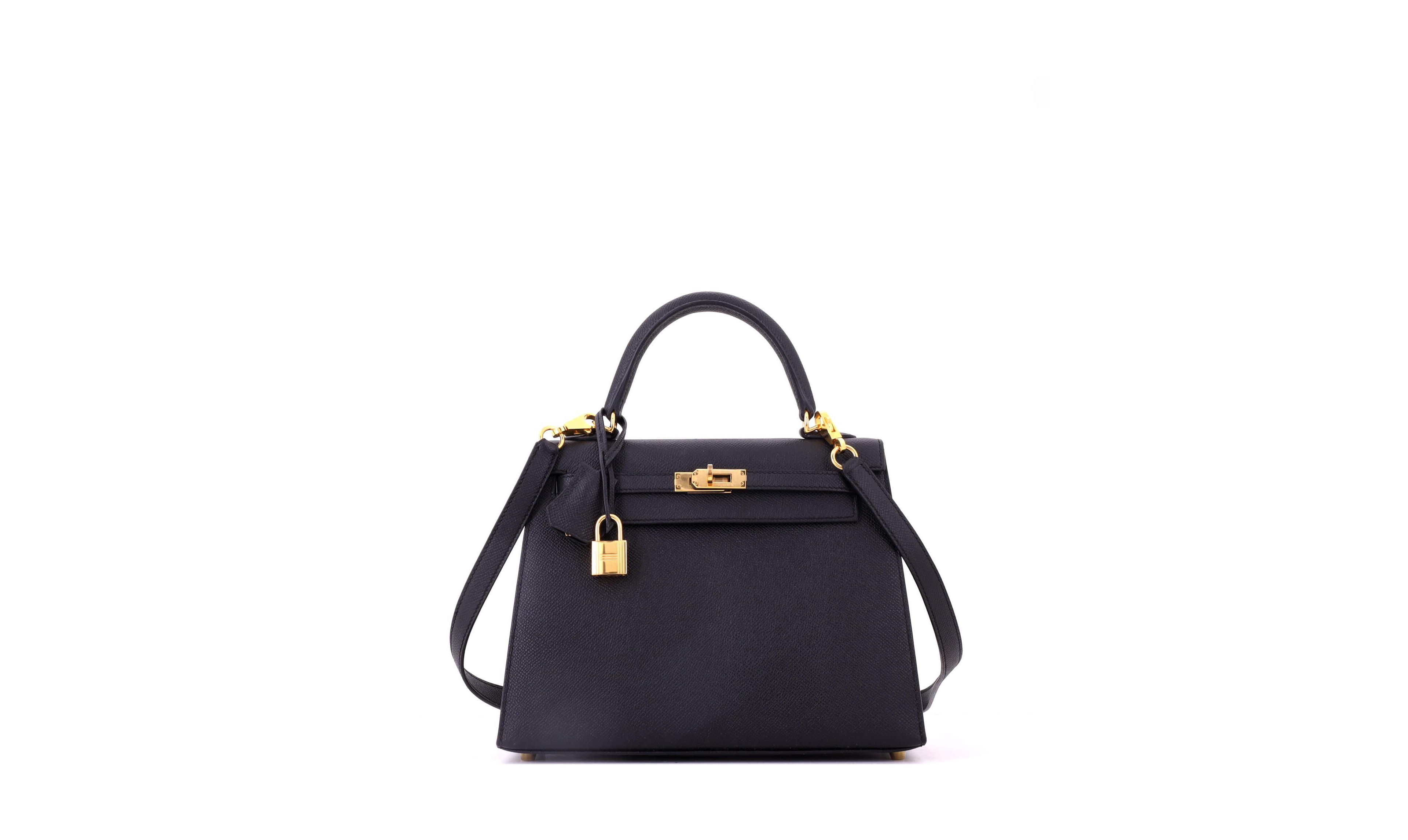 Pre-Owned Hermes Kelly 25 Leather Gold-Tone Hardware Satchel