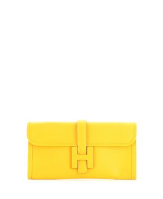 HERM&Eacute;S 29 Jige Elan Epsom Leather Clutch