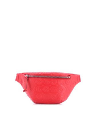 Embossed Leather Belt Bag