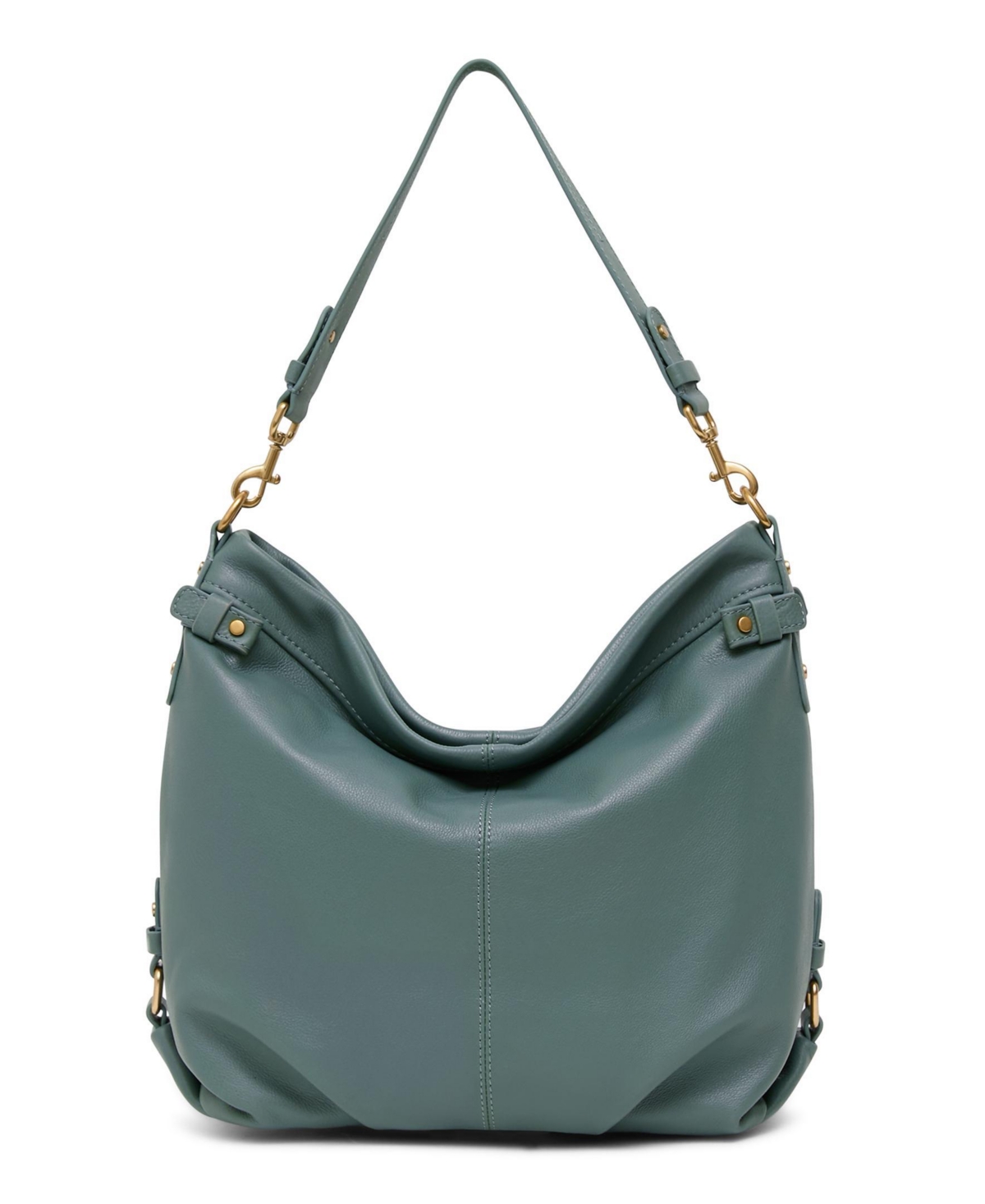 American Leather Co. Quincy Ziptop Hobo - Sage leaf