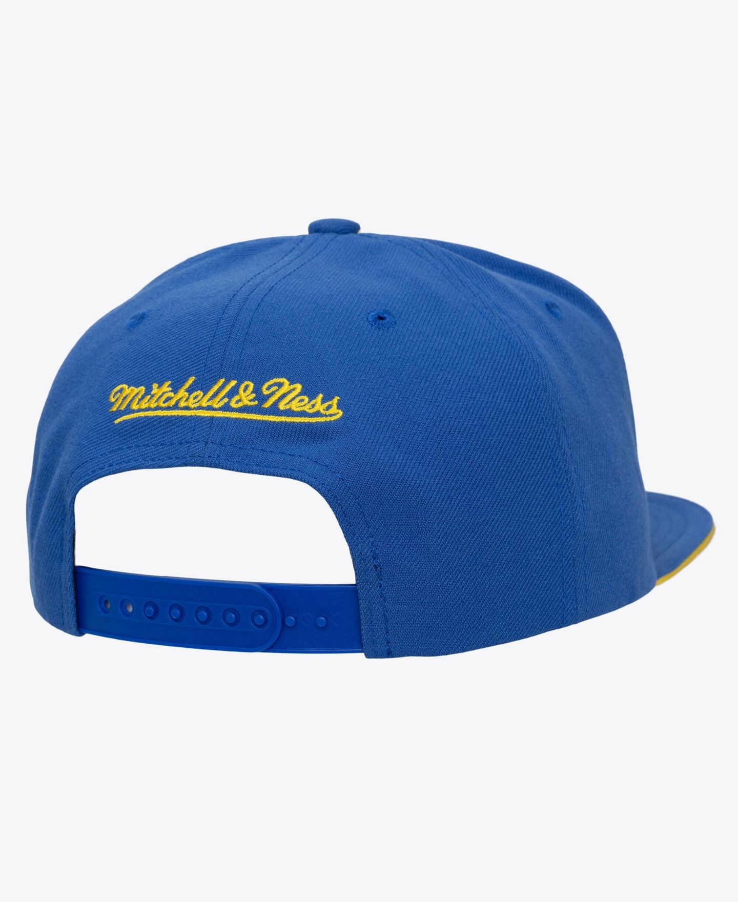 Мужская кепка Mitchell & Ness Gold/Royal Golden State Warriors Color Pop Snapback Hat — фото 2
