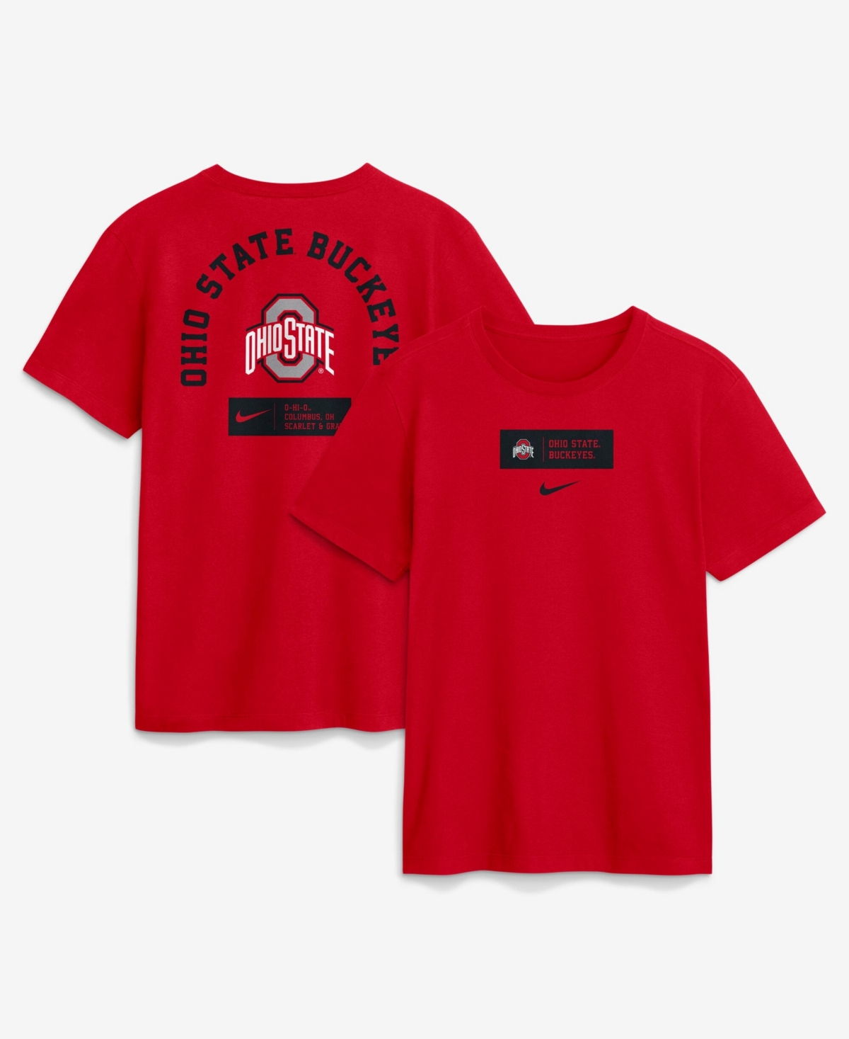 Nike Men's Ohio State Buckeyes Primetime Crewneck T-Shirt