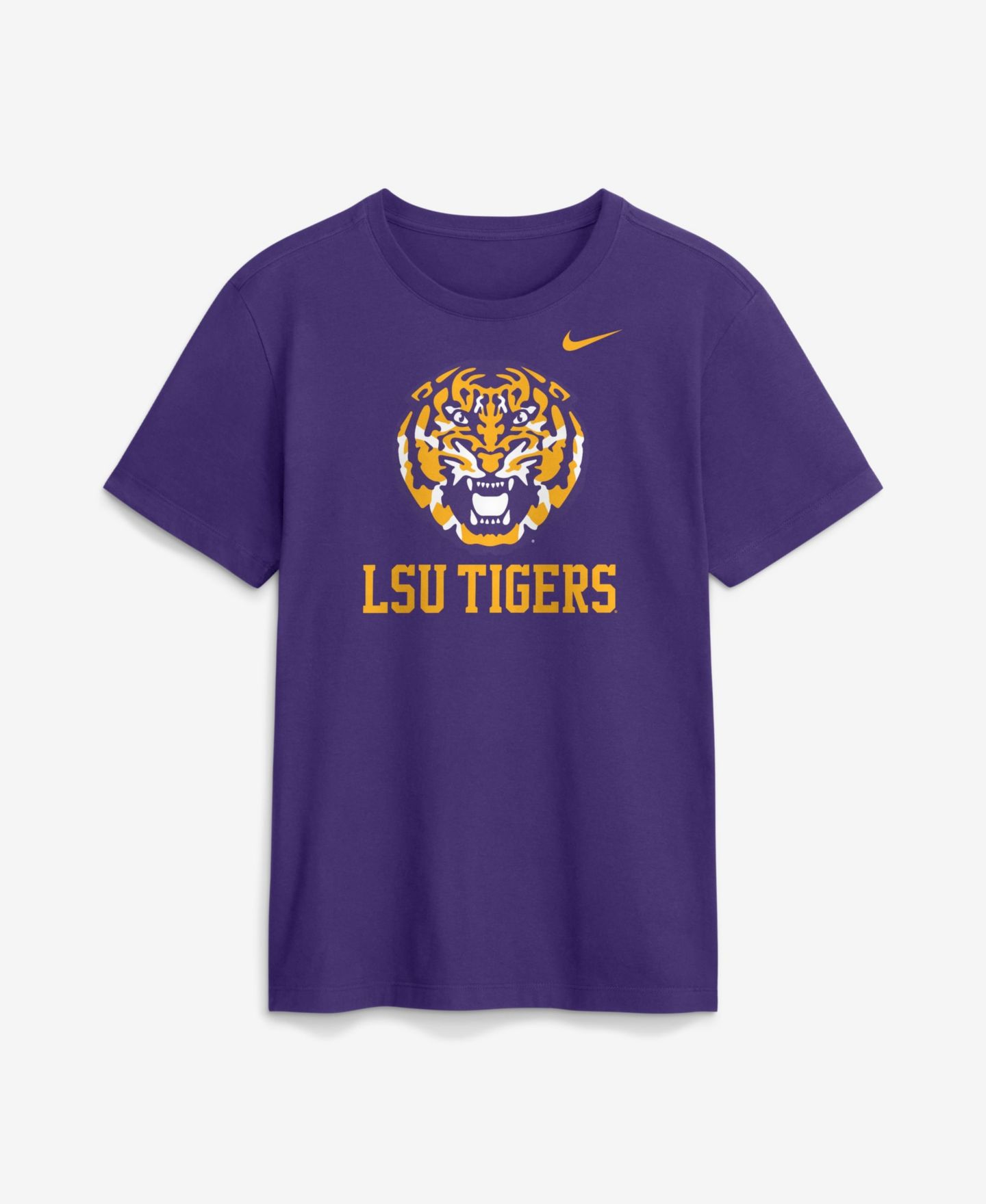 Мужская футболка Nike Purple LSU Tigers Primetime Logo Mantra — фото 1