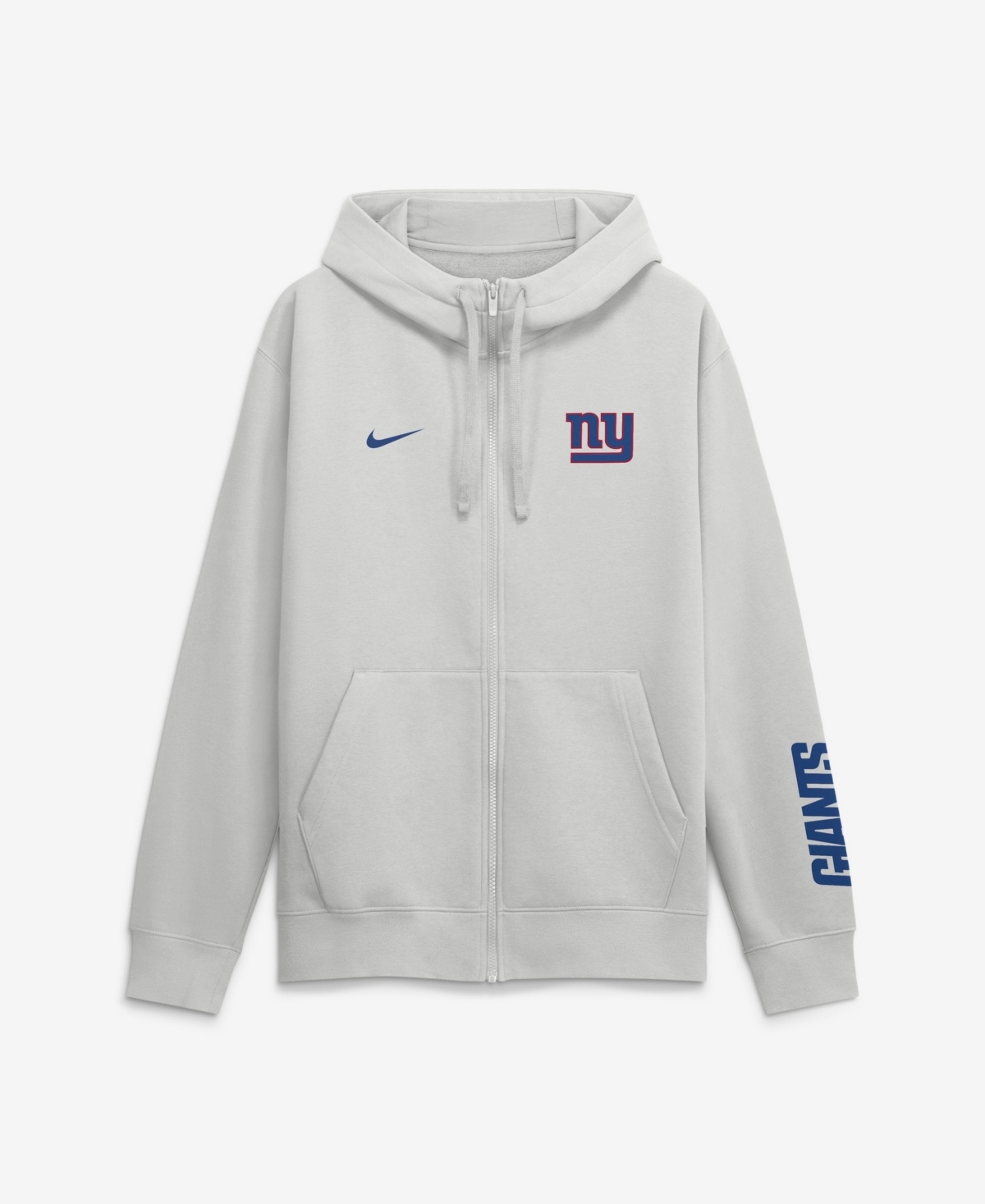 Nike Men's New York Giants Cool Down Club Full-Zip Scuba Hood Hoodie