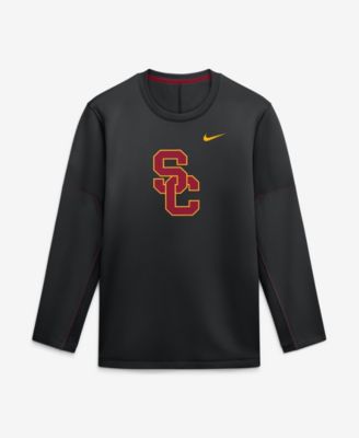 Men's Black USC Trojans 2026&nbsp;Sideline Coaches Therma-FIT Long Sleeve Top
