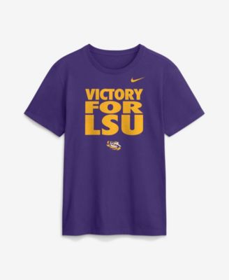 Men's Purple LSU Tigers 2026 Sideline Dri-FIT Slogan T-Shirt