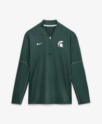 Men's Green Michigan State Spartans 2026 Sideline Midweight Half-Zip Dri-FIT Pullover