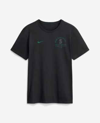 Men's Black Seattle Mariners Split Logo T-Shirt