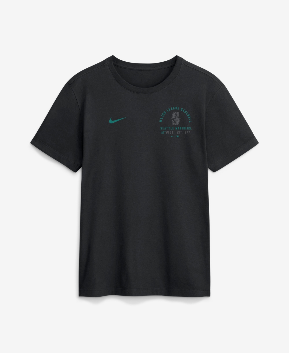 Nike Men's Seattle Mariners Screen-Print T-Shirt - Black