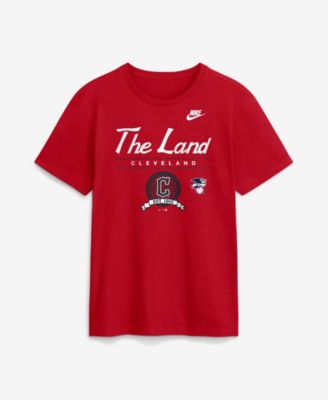 Men's Red Cleveland Guardians Cooperstown Graphic T-Shirt